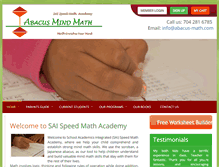 Tablet Screenshot of abacus-math.com